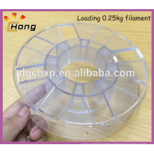 clear plastic spools for 3d printer filament